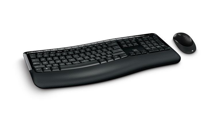 Microsoft Wireless Comfort Desktop 5050 Keyboard Rf Wireless Qwerty Black