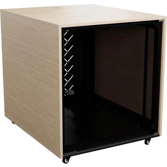 Mobile AV Rack TeQ Cabinet - Rolling Audiovisual Equipment Cart | AVTEQ TR-12