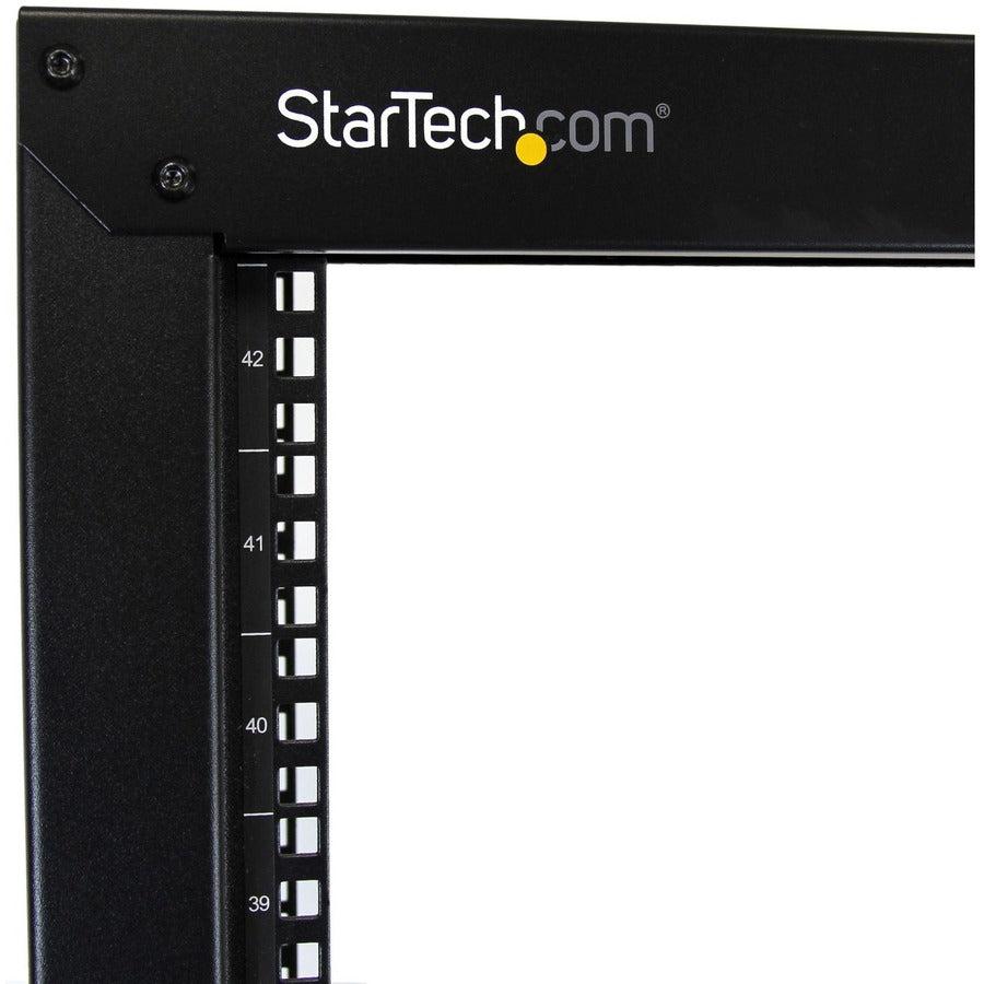 Mobile Open Frame Server Rack 42U Two Post - StarTech Network Rack | TecISoft 2POSTRACK42