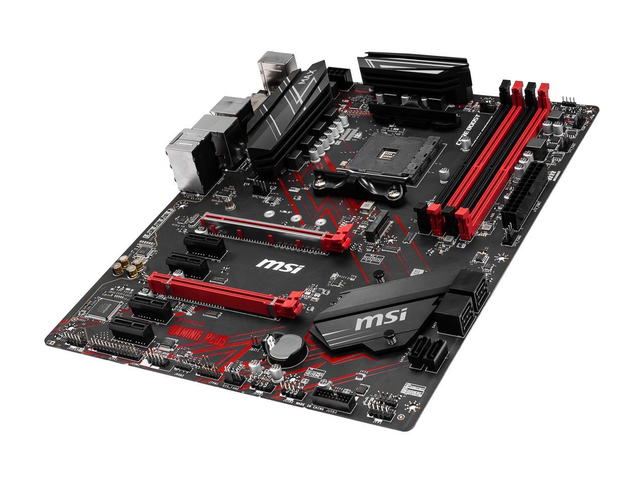 Msi B450 Gaming Plus Max Am4 Amd B450 Sata 6Gb/S Atx Amd Motherboard