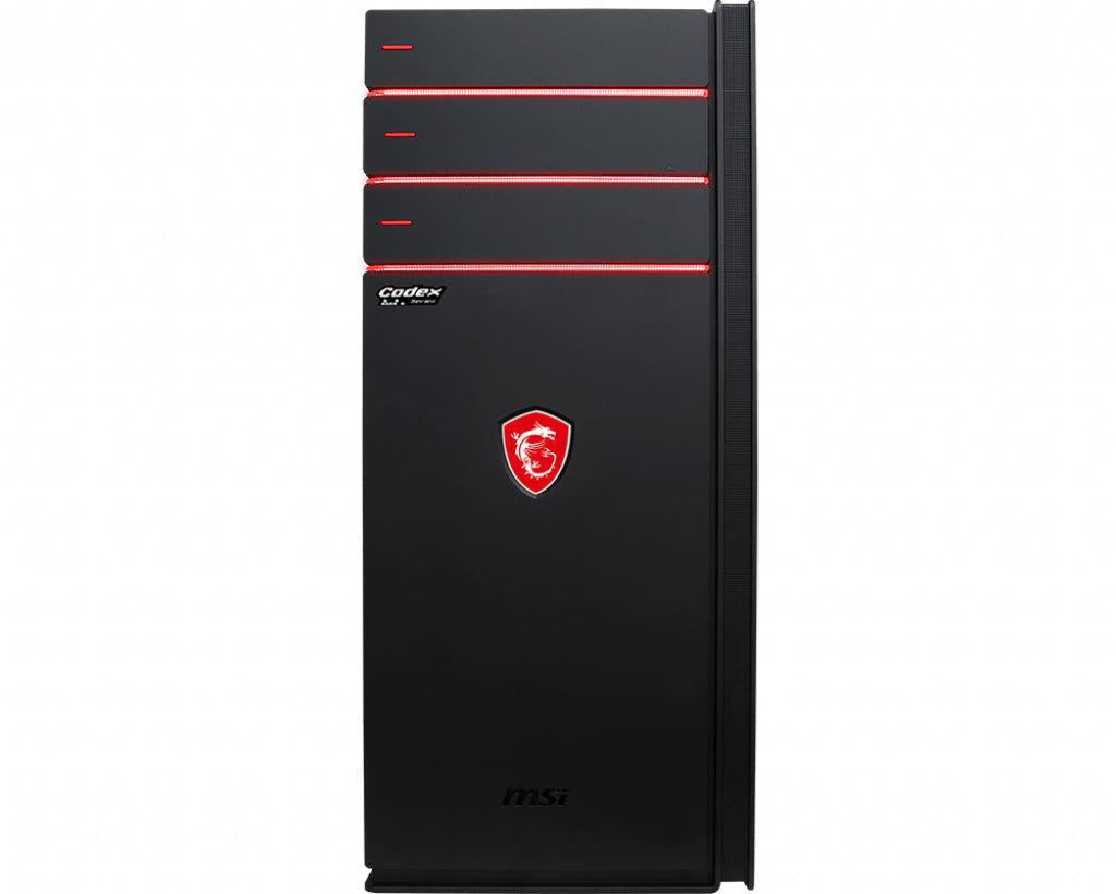 Msi Codex Xe Plus 9Se-278Us Ddr4-Sdram I7-9700K Desktop Intel® Core™ I7 16 Gb 2512 Gb Hdd+Ssd Windows 10 Home Pc Black