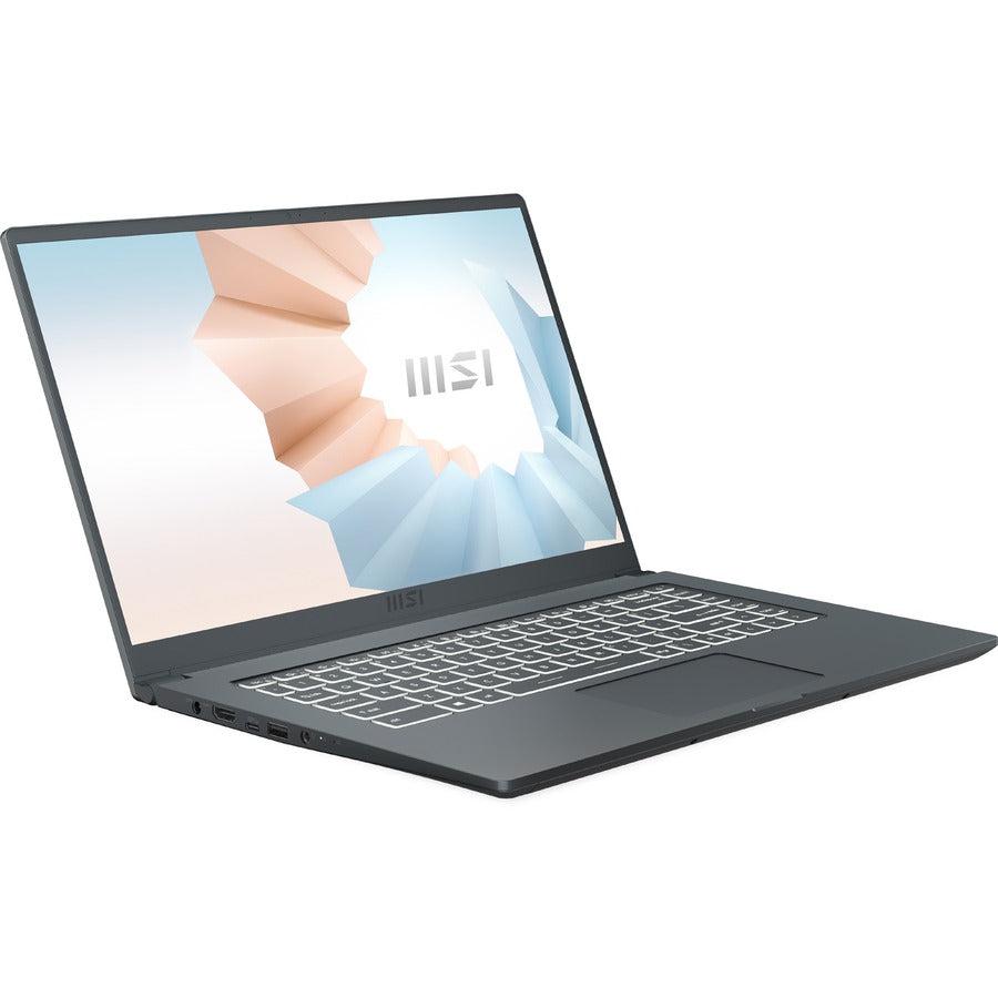 Msi Modern 15 A11Mu-652 15.6 Inch Intel Core I7-1195G7 2.9-5.0Ghz/ 8Gb Ddr4/ 1Tb Nvme Ssd/ Intel Iris Xe/ Usb3.2/ Windows 10 Laptop (Carbon Gray)