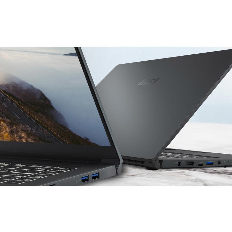 Msi Modern 15 A5M-072 15.6 Inch Amd Ryzen 7 5700U 1.8-4.3Ghz/ 8Gb Ddr4/ 512Gb Nvme Ssd/ Usb3.2/ Windows 10 Laptop (Carbon Gray)