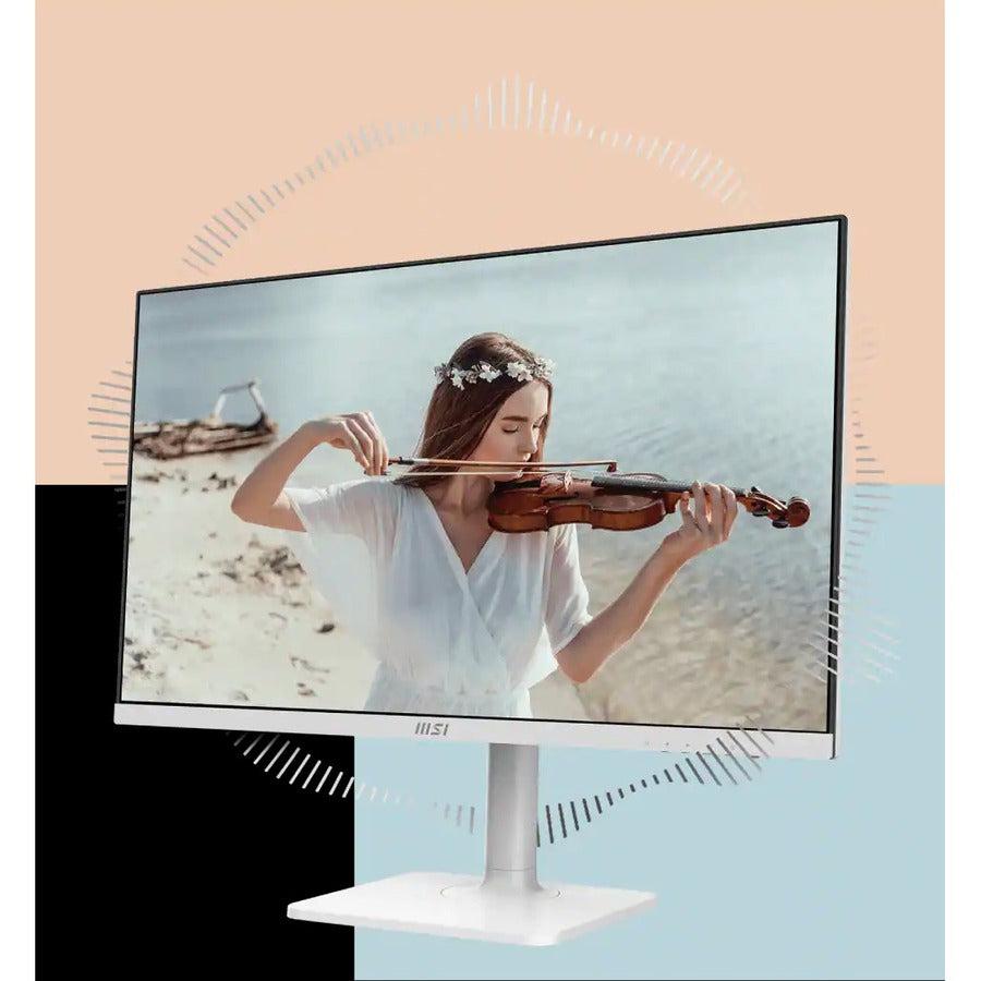 Msi Modern Md271Pw 27 Inch Full Hd Ips 1000:1 5Ms Hdmi Anti-Glare Monitor W/ Speakers