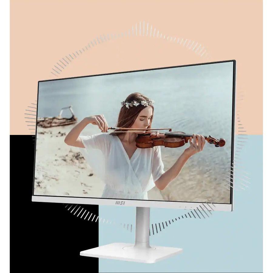 Msi Modern Md271Qpw 27 Inch Wqhd Ips 1000:1 5Ms Hdmi/Displayport Anti-Glare Monitor W/ Speakers