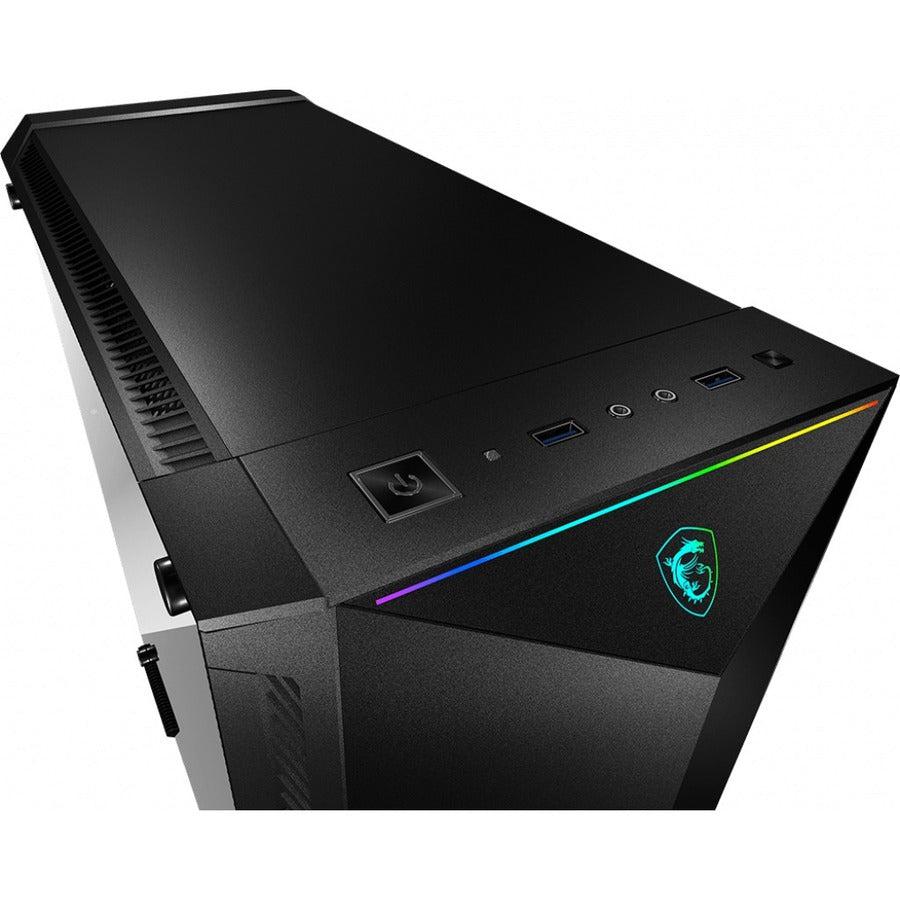 Msi Mpg Gungnir 100 Mid-Tower Chassis Support Up To Eatx Motherboard, 3D-Printing Customized Parts, Side Panel Of 4Mm Tempered Glass
