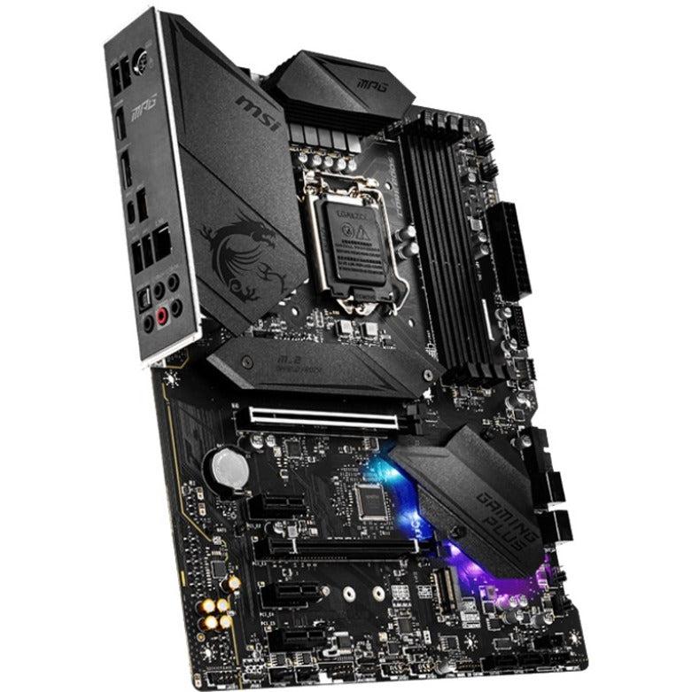 Msi Mpg Z490 Gaming Plus Motherboard 'Atx, Lga1200, Ddr4, Lan, Usb 3.2 Gen2, Type C, M.2, Displayport, Hdmi, Pre-Installed I/O Shield, Rgb Mystic Light, Gen 4 Ready, 10Th Gen Intel Core'