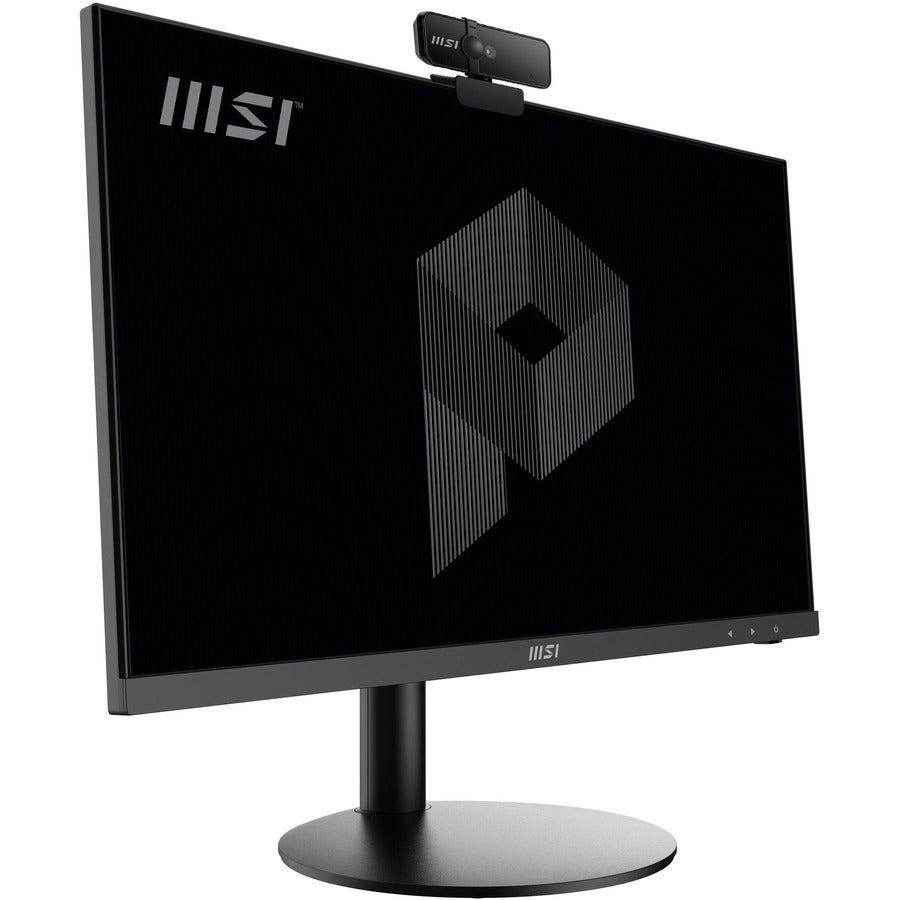 Msi Pro Ap241 11M-001Us 23.8 Inch Intel Core I5-11400 Processor 8Gb Ddr4 250Gb M.2 Nvme Sdd Windows 10 Pro Non-Touch Screen All-In-One Pc (Black)