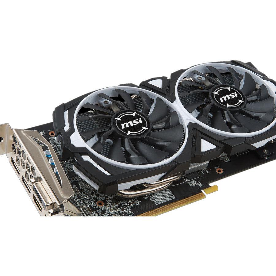 Msi Radeon Rx 580 8Gb Gddr5 Pci Express X16 Crossfirex Support Video Card Rx 580 Armor 8G Oc