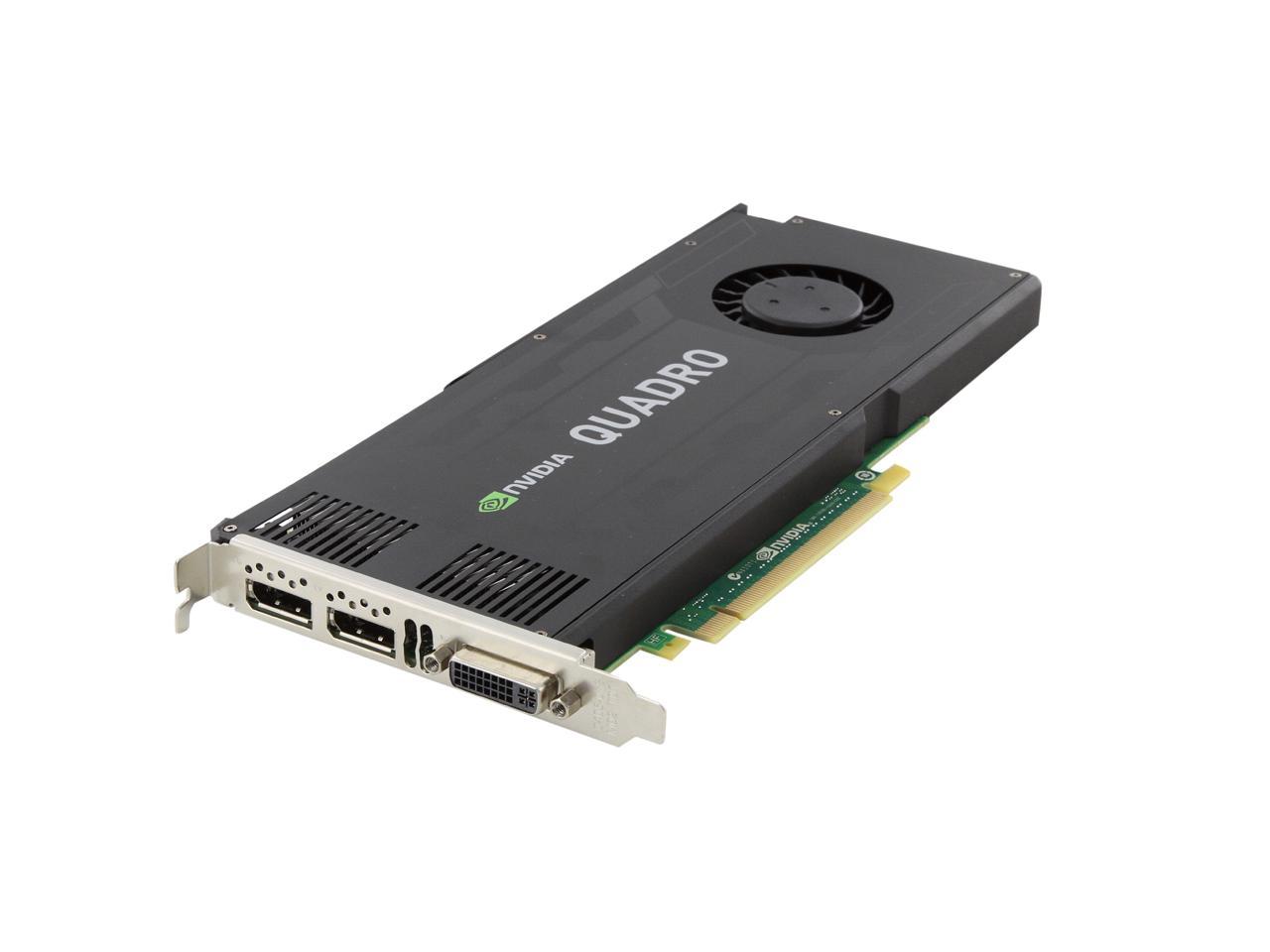 Nvidia Quadro K4000 Vcqk4000-Pb 3Gb 192-Bit Gddr5 Pci Express 2.0 X16 Full Height Workstation Video Card