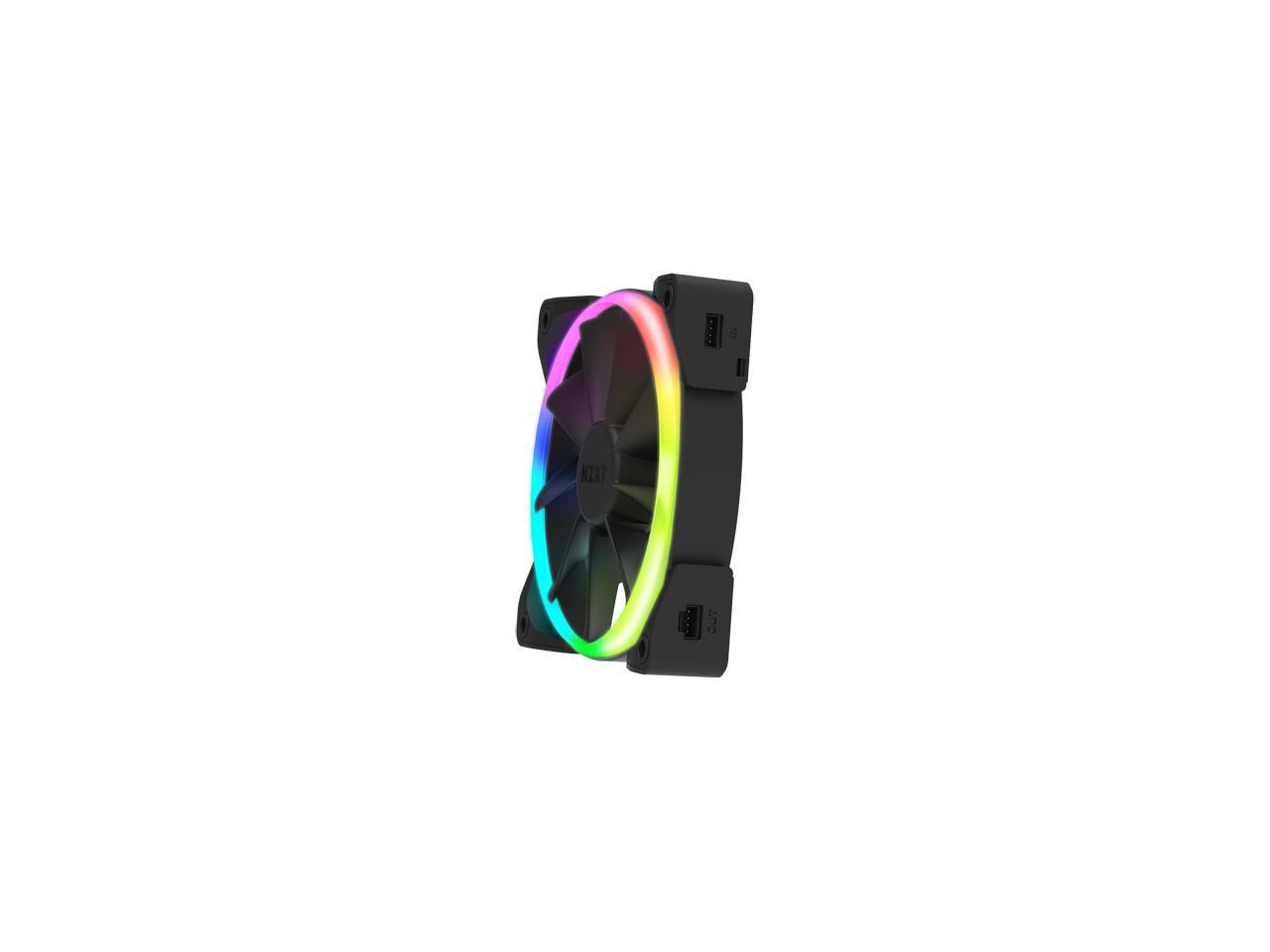Nzxt Aer Rgb 2 - 140Mm - Advanced Lighting Customizations - Winglet Tips - Fluid Dynamic Bearing -