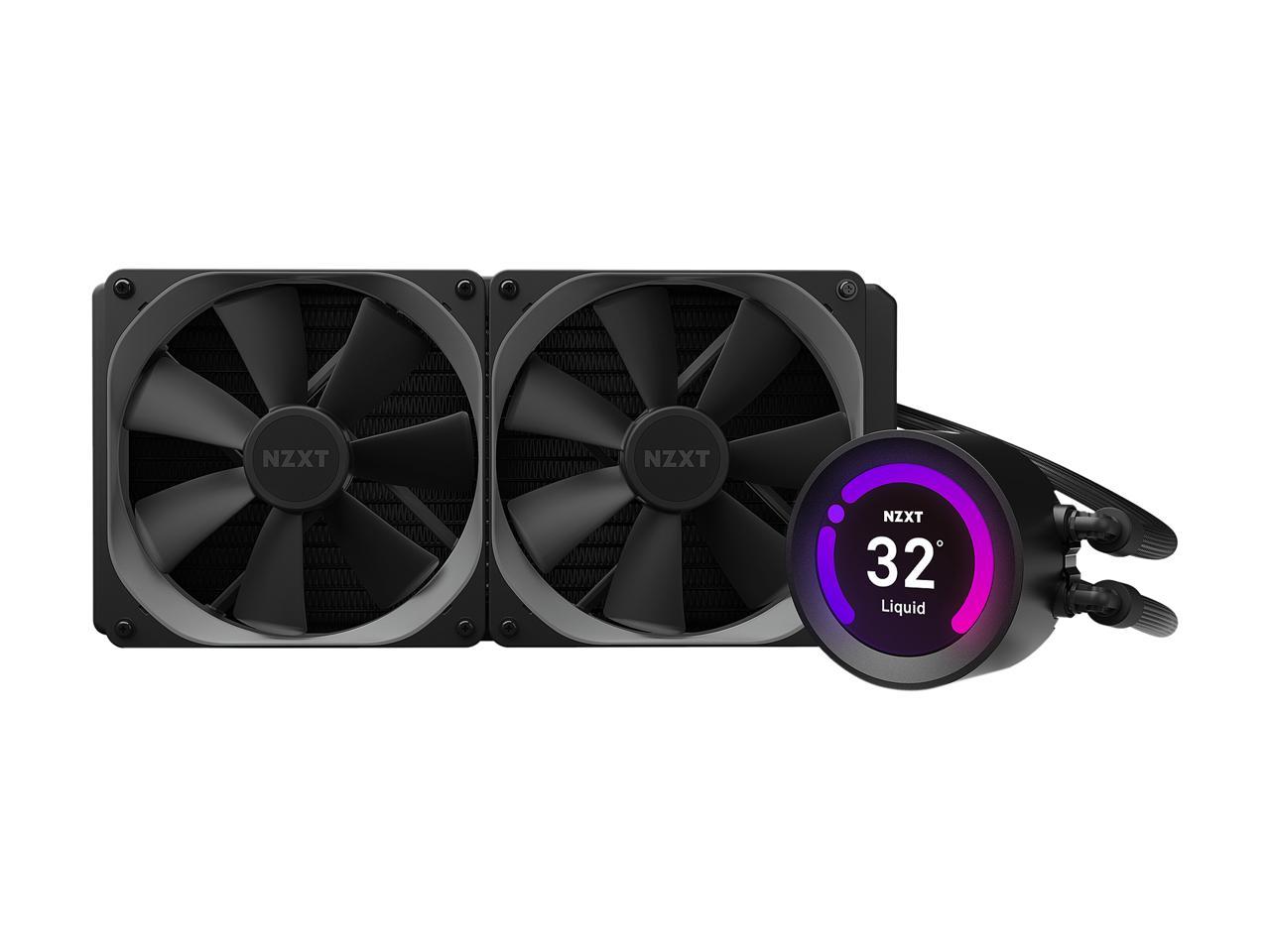 Nzxt Kraken Z Series Z63 280Mm - Rl-Krz63-01 - Aio Rgb Cpu Liquid Cooler - Customizable Lcd