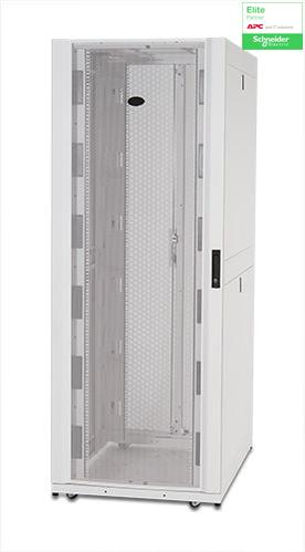 NetShelter SX 45U Deep Server Rack Enclosure - White Data Center Cabinet | APC AR3155W