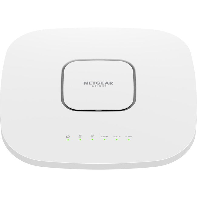 Netgear Business WAX630 Tri Band IEEE 802.11 a/b/g/n/ac/ax/i 6 Gbit/s Wireless Access Point - Indoor WAX630-100NAS
