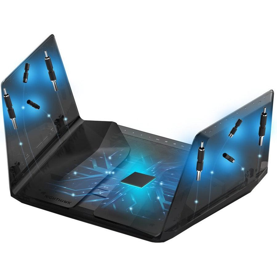Netgear Nighthawk Wireless Router Gigabit Ethernet Tri-Band (2.4 Ghz / 5 Ghz / 6 Ghz)