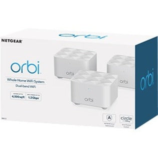 Netgear Orbi RBK13 Wi-Fi 5 IEEE 802.11ac Ethernet Wireless Router RBK13-100NAS
