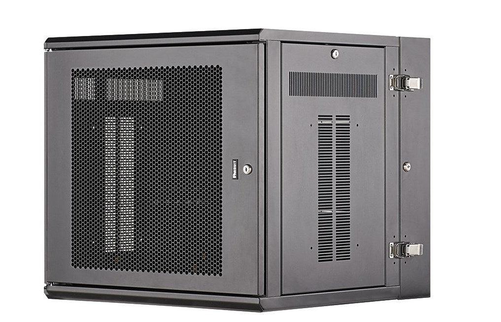 Network Cabinet Wall Mount 12 RU - PanZone Dual Hinged Solution | TecISoft PZWMC12P