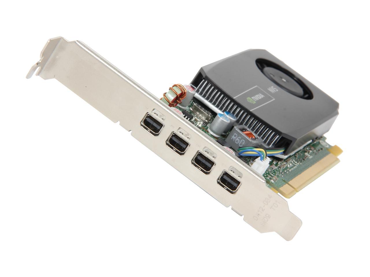 Pny Nvs 510 Vcnvs510Dp-Pb 2Gb 128-Bit Ddr3 Pci Express 2.0 X16 Low Profile Workstation Video Card