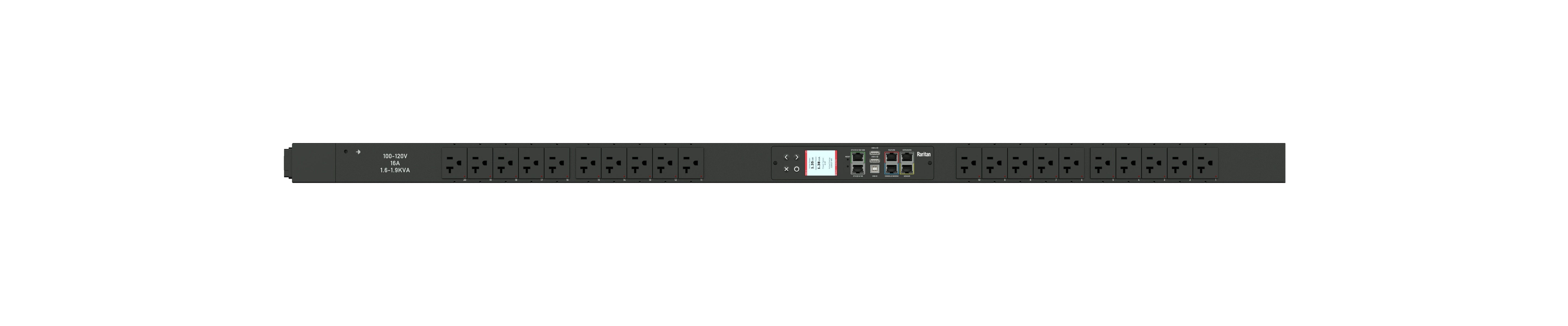 PX3 Monitored PDU 120V 16A NEMA 5-20P - Intelligent Power Management | Tecisoft PX3-4407V