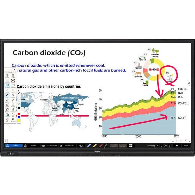 Panasonic TH-65BQ1W 65 Class LCD Touchscreen Monitor - 16:9 - 8 ms"