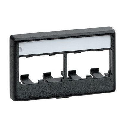 Panduit Cffpl4Ig Wall Plate/Switch Cover Black