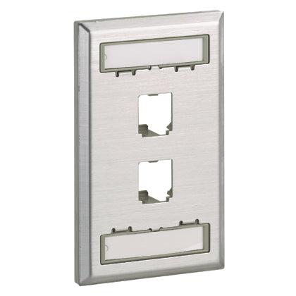 Panduit Cfpl2Sy Wall Plate/Switch Cover Stainless Steel