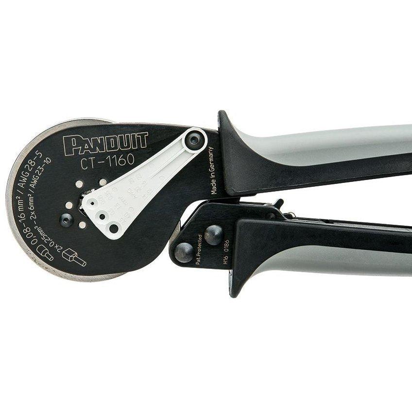 Panduit Ct-1160 Cable Crimper Crimping Tool Black, Grey