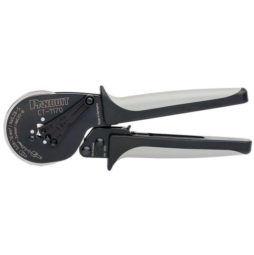 Panduit Ct-1170 Cable Crimper Crimping Tool Black, Grey