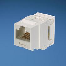Panduit Category 6, 8 Position, 8 Wire Keystone Jack Module White