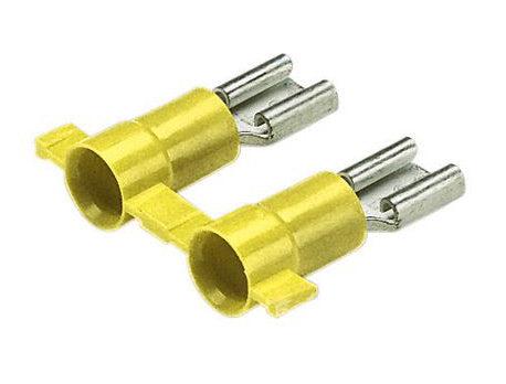 Panduit Dv10-250C-2K Electronic Connector Cap Brass, Vinyl Yellow 2000 Pc(S)