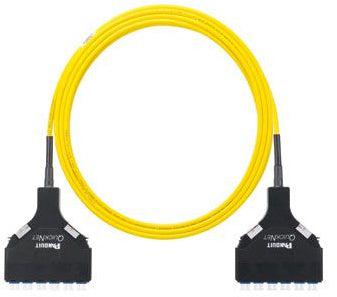 Panduit F9Tspxnxnsnf050 Fibre Optic Cable 15.24 M 12X Lc Ofnp Os1/Os2 Yellow