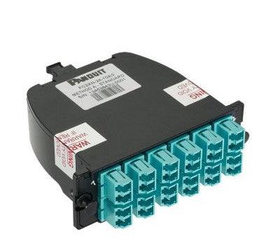 Panduit Fc2Xn-24-10U Fibre Optic Adapter Lc/Mpo Aqua Colour, Black