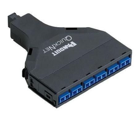 Panduit Fq9N-06-03As Fibre Optic Adapter Sc/Mpo Black, Blue