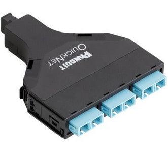 Panduit Fqxn-06-03Af Fibre Optic Adapter Sc/Mpo Aqua Colour, Black