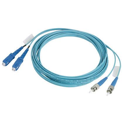 Panduit Fr2Xsl-Rlm02 Fibre Optic Cable 2 M Lc Ofnr Om3 Aqua Colour