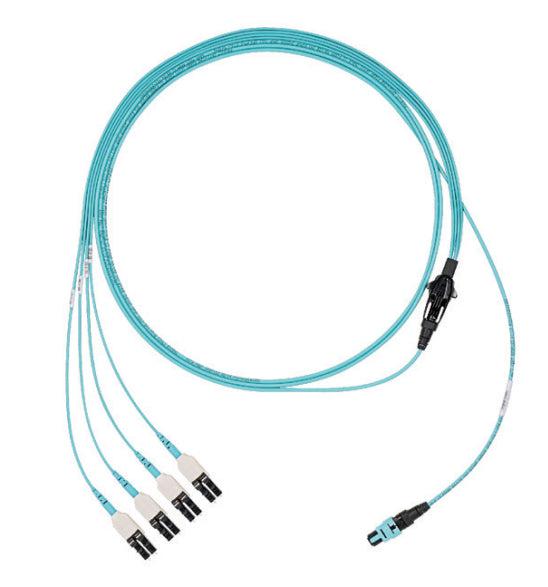 Panduit Fx8Rl7Nusqnm003 Fibre Optic Cable 3 M Panmpo Lc Om3 Aqua Colour