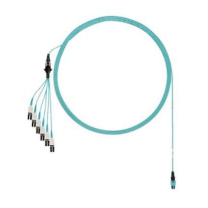 Panduit Fztrl8Nufsnm008 Fibre Optic Cable 8 M Panmpo Lc Om4 Aqua Colour