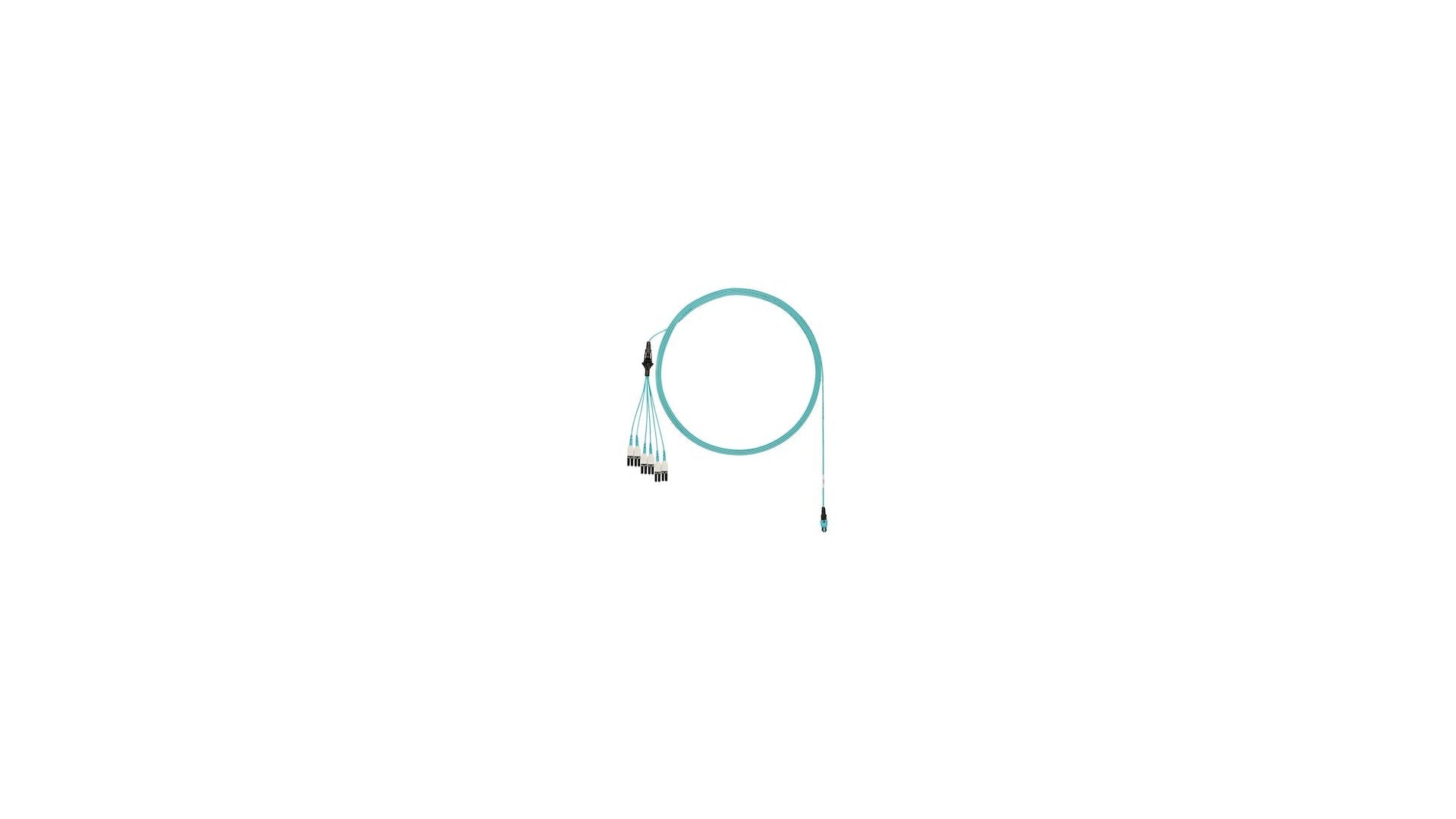 Panduit Fztrl8Nuhsnm005 Fibre Optic Cable 5 M Panmpo Lc Om4 Aqua Colour