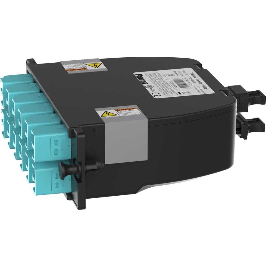 Panduit Fc2Za-24-10U Fibre Optic Adapter Lc/Mpo Aqua Colour, Black