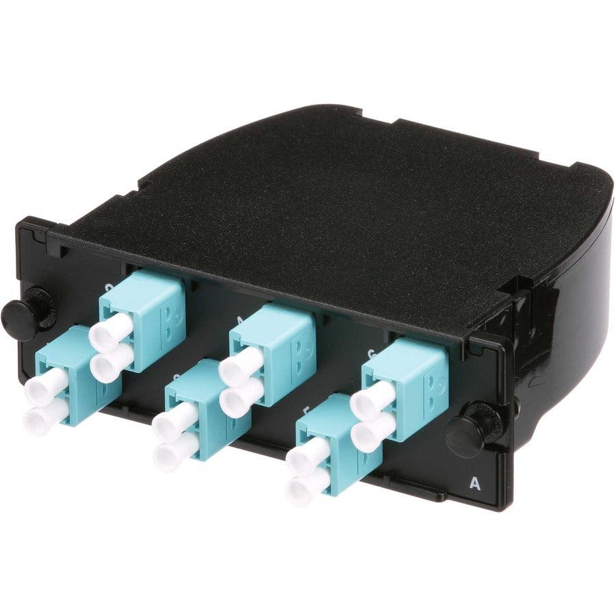 Panduit Fc2Zn-12-03As Fibre Optic Adapter 1 Pc(S) Aqua Colour, Black