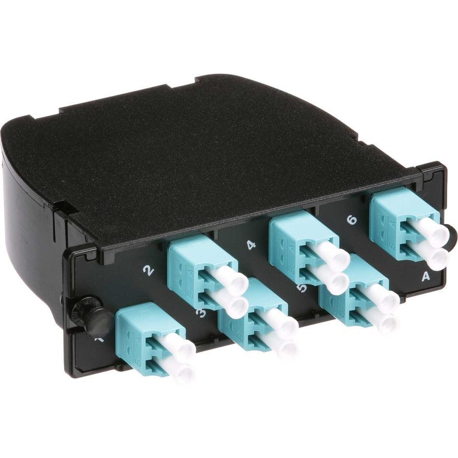 Panduit Fc2Zn-12-03As Fibre Optic Adapter 1 Pc(S) Aqua Colour, Black
