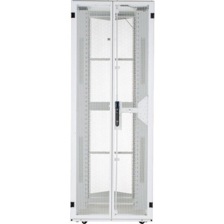 Panduit FlexFusion Cabinet, 48U Rack, Steel Construction, White XG64822WS0003