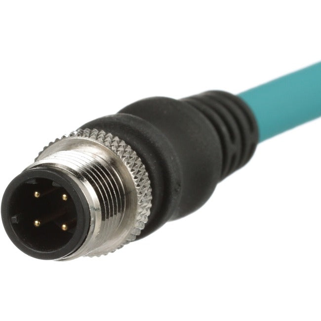Panduit IndustrialNet M12 X-Code Category 6A Overmolded Cordsets ICX14T1NTL5M