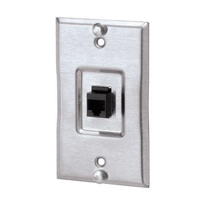 Panduit Kwp6Py Wall Plate/Switch Cover Stainless Steel