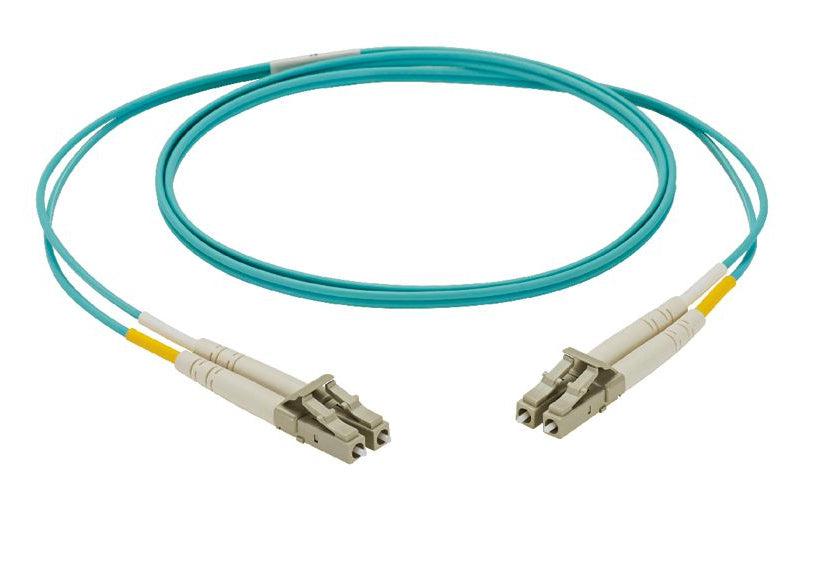 Panduit Nkfpz22Rllsm004 Fibre Optic Cable 4 M Lc Ofnr Om4 Aqua Colour