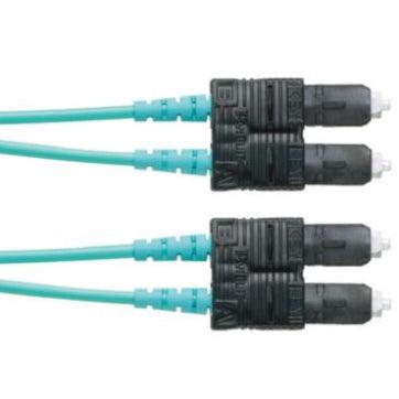 Panduit Om3, Sc/Sc, 5 M Fibre Optic Cable Ofnr Aqua Colour