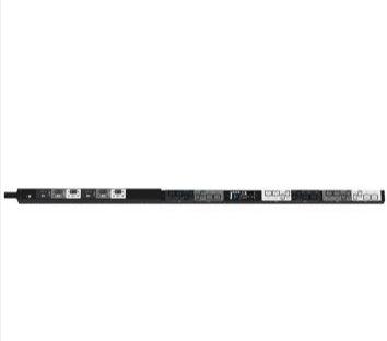 Panduit P24F05M-RD1C Vertical, (12) C13, (12) C19, Monitored Outlet