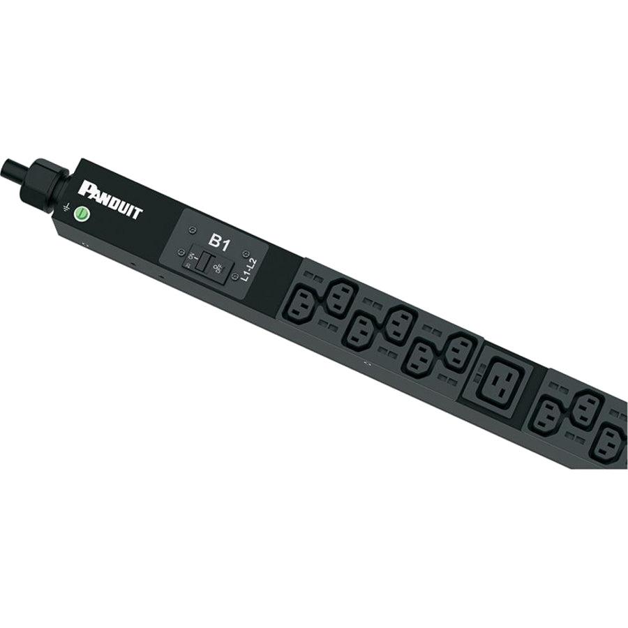 Panduit P42B17M Basic Power Distribution Unit - 30A, Black