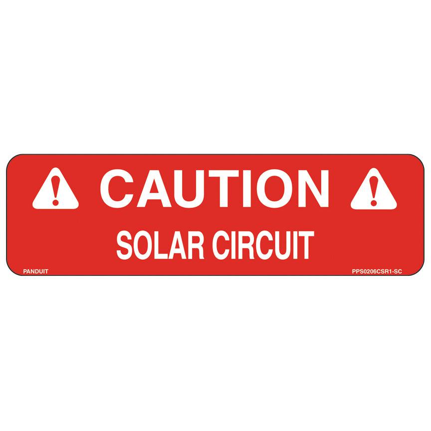 Panduit Pps0206Csr1-Sc Self-Adhesive Label Rectangle Red, White 50 Pc(S)