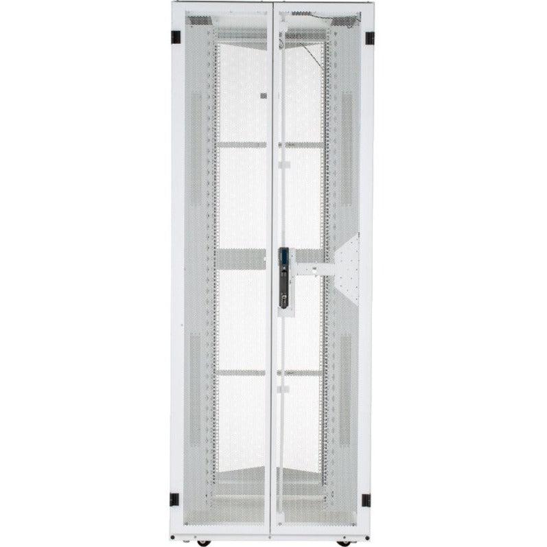 Panduit XG74212WS0001 FlexFusion Cabinet, 700mm x 42RU x 1070mm, White, Top Cap w/ Brush Seal